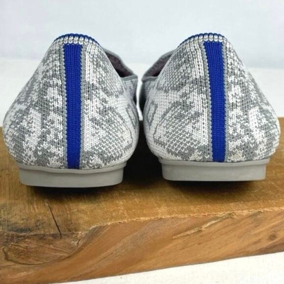 Rothy's The Loafer Ivory Grey Snake NYE Secret Release Limited Edition Flats 6 - Picture 5 of 15